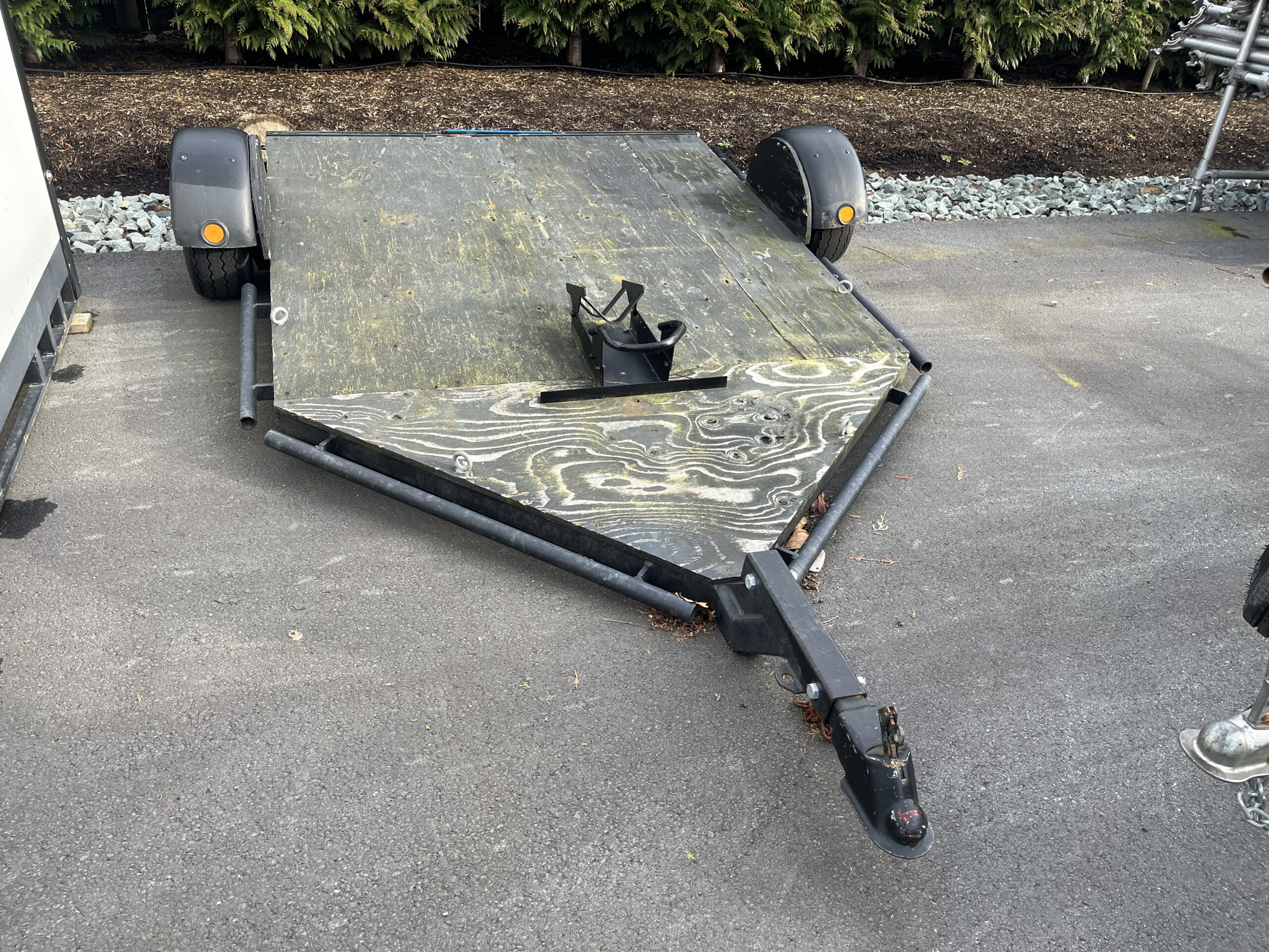 Wooden utility trailer